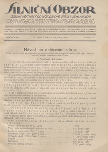 Silniční obzor 04